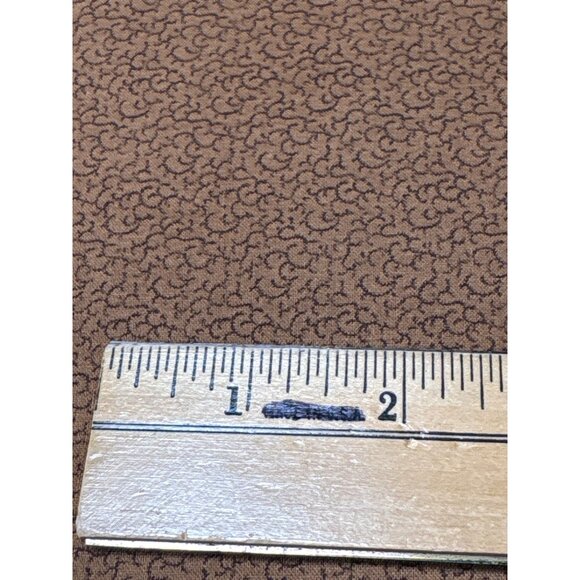 Jinny Beyer RJR Fashion Fabrics Cotton Fat Quarter 18x22" Brown & Black Pattern - Picture 2 of 6